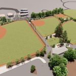 3D overview of renovated park