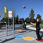 Shooting ball at the Bankshot